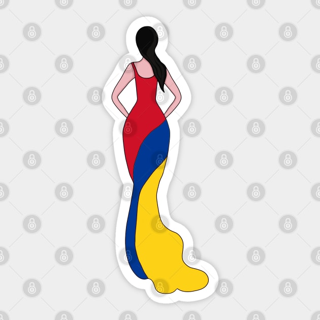 Colombia Woman Sticker by DiegoCarvalho